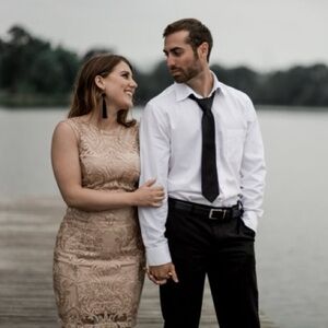 Mystic Champagne Sequins Mini Dress